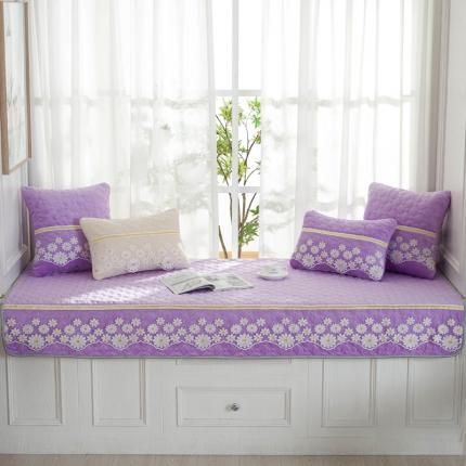 共鸣沙发垫 2020新款小雏菊飘窗垫 小雏菊魅紫
