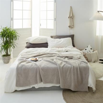 91家纺网 家纺一手货源 找家纺 暖绵绵 新品上架针织毯毯子盖毯软装搭毯 纳禾盖毯