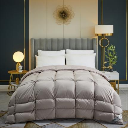 91家纺网 家纺一手货源 找家纺 （总）绒研羽绒 2025新款不规则面包白鹅绒被