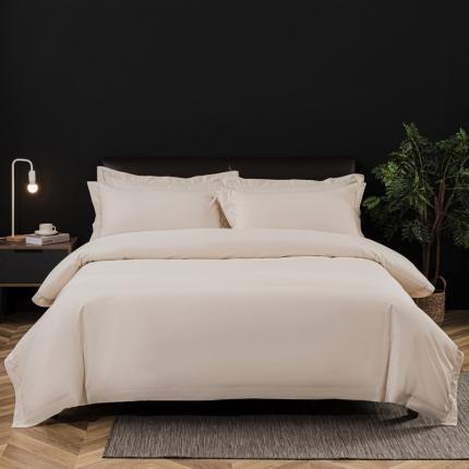 总 2023酒店宾馆民宿布草套件裸棉原棉四件套 