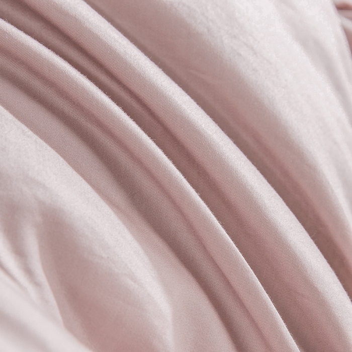 91家纺网 家纺一手货源 找家纺 俏企鹅 2025新款立体叠花面包羽绒被 豆沙色