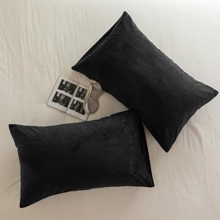 91家纺网 家纺一手货源 找家纺 （总）例外 15色良品天鹅绒单枕套一对棚拍图