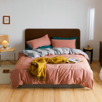 91家纺网 家纺一手货源 找家纺 （总）时光里 2020年秋冬A类50磨毛新品四件套