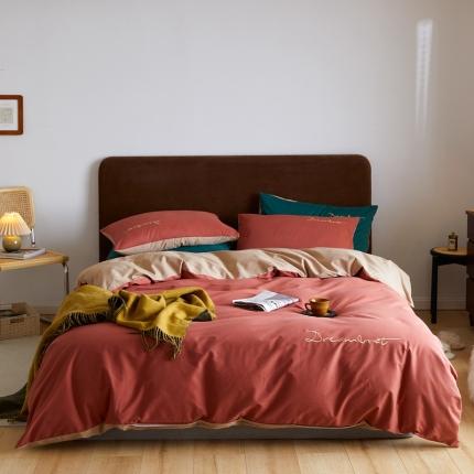 91家纺网 家纺一手货源 找家纺 （总）时光里 2020年秋冬A类50磨毛新品四件套