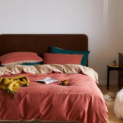 91家纺网 家纺一手货源 找家纺 （总）时光里 2020年秋冬A类50磨毛新品单被套