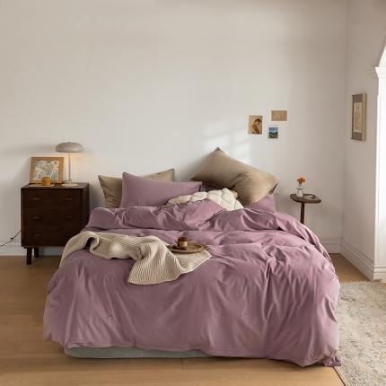 91家纺网 家纺一手货源 找家纺 （总）例外 15色良品天鹅绒四件套棚拍图