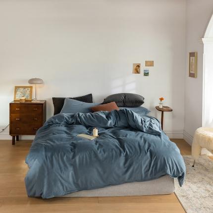 91家纺网 家纺一手货源 找家纺 （总）例外 15色良品天鹅绒四件套棚拍图