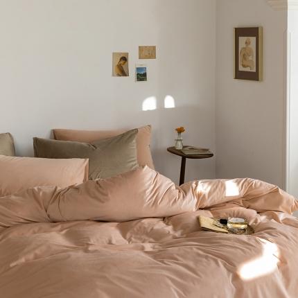 91家纺网 家纺一手货源 找家纺 （总）例外 15色良品天鹅绒四件套棚拍图