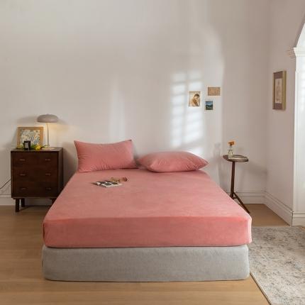 91家纺网 家纺一手货源 找家纺 （总）例外 15色良品天鹅绒单床笠棚拍图