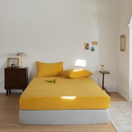 91家纺网 家纺一手货源 找家纺 （总）例外 15色良品天鹅绒单床笠棚拍图