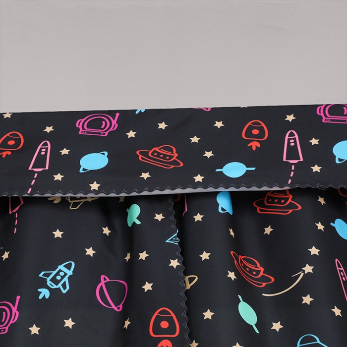 91家纺网 家纺一手货源 找家纺 新太阳2022新款新款学生宿舍免安装遮光蚊帐天空系列 外太空