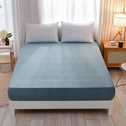 91家纺网 家纺一手货源 找家纺 （总）KA 2022冬季新款加厚保暖牛奶水晶法莱绒单床笠