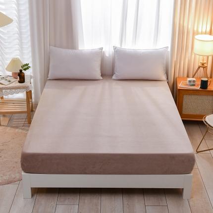 91家纺网 家纺一手货源 找家纺 （总）KA 2022冬季新款加厚保暖牛奶水晶法莱绒单床笠