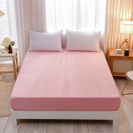 91家纺网 家纺一手货源 找家纺 （总）KA 2022冬季新款加厚保暖牛奶水晶法莱绒单床笠