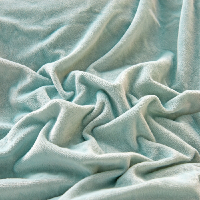 91家纺网 家纺一手货源 找家纺 唐人居 2025新款宝宝绒毛巾绣雏菊系列四件套雏菊物语-浅兰