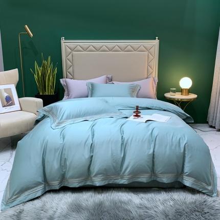 91家纺网 家纺一手货源 找家纺 （总）顾家家居 2023新款100支澳棉刺绣四件套