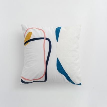 91家纺网 家纺一手货源 找家纺 美茉家居 2020新款灯芯绒毛线绣抱枕 米娜Mina