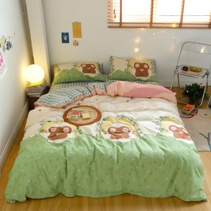 91家纺网 家纺一手货源 找家纺 （总）窝米2020秋季13370全棉四件套萌宠风系列