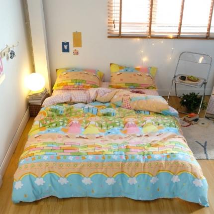 91家纺网 家纺一手货源 找家纺 （总）窝米2020秋季13370全棉四件套萌宠风系列