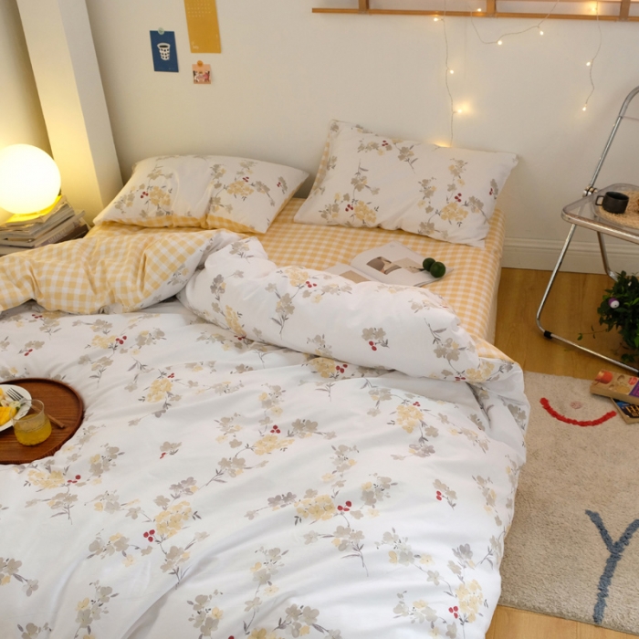 91家纺网 家纺一手货源 找家纺 窝米2020秋季13370全棉四件套萌宠风系列 草本集