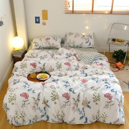 窝米2020秋季13370全棉四件套萌宠风系列 梨梦