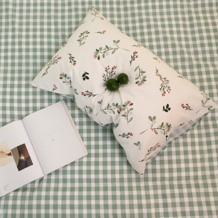 91家纺网 家纺一手货源 找家纺 窝米2020秋季13370全棉四件套萌宠风系列 绿茵