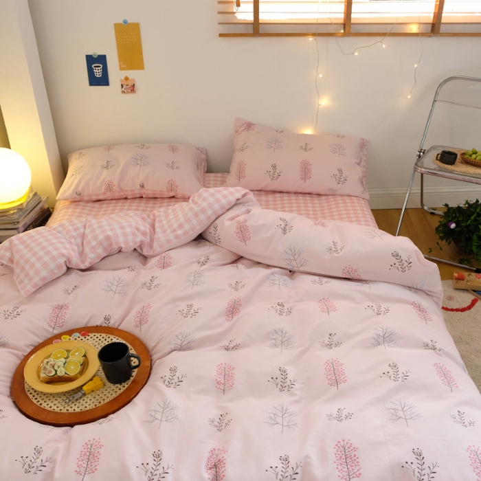 91家纺网 家纺一手货源 找家纺 窝米2020秋季13370全棉四件套萌宠风系列 芮伊