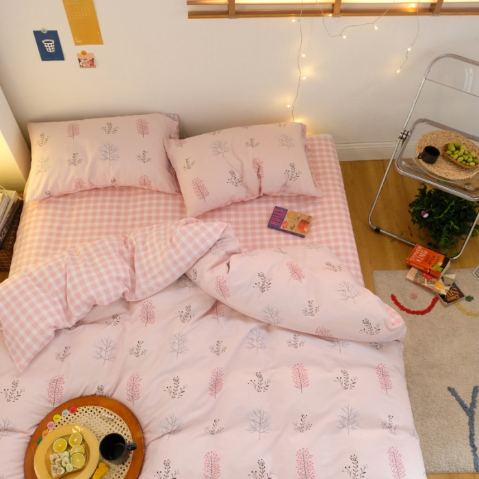 91家纺网 家纺一手货源 找家纺 窝米2020秋季13370全棉四件套萌宠风系列 芮伊