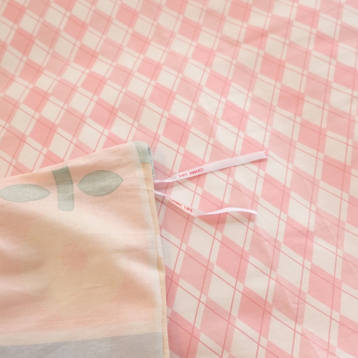 91家纺网 家纺一手货源 找家纺 窝米2020秋季13370全棉四件套萌宠风系列 小绵绵