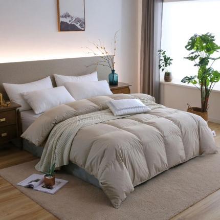 91家纺网 家纺一手货源 找家纺 （总） 俏企鹅 2025新款全棉单边羽绒被