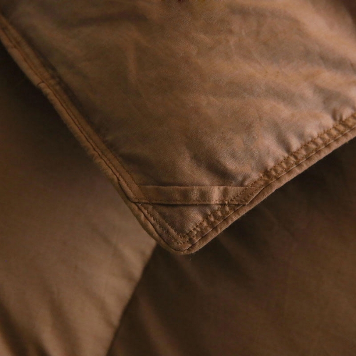 91家纺网 家纺一手货源 找家纺 俏企鹅 2025新款全棉单边羽绒被 咖色