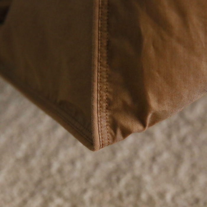 91家纺网 家纺一手货源 找家纺 俏企鹅 2025新款全棉单边羽绒被 咖色