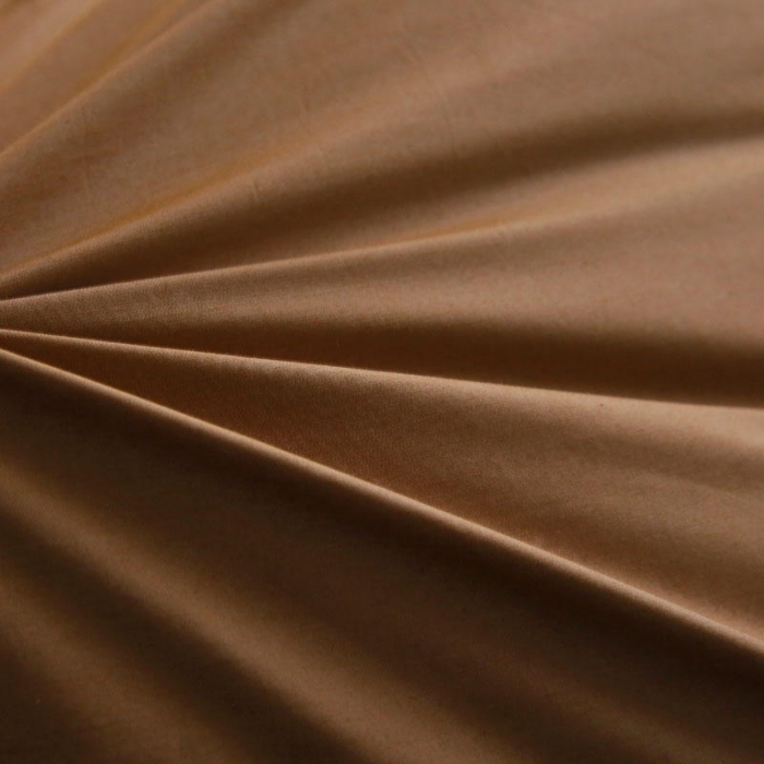 91家纺网 家纺一手货源 找家纺 俏企鹅 2025新款全棉单边羽绒被 咖色