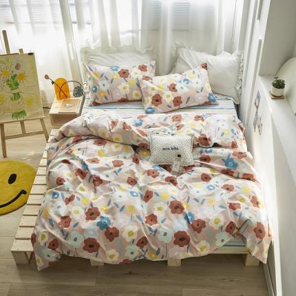 怡家居 2021新款全棉田园四件套 憧憬