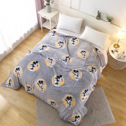 91家纺网 家纺一手货源 找家纺 （总）佰亿莱 2024新款法莱绒牛奶绒迪士尼毛毯