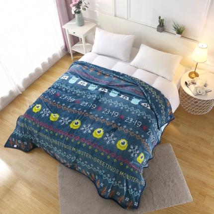 91家纺网 家纺一手货源 找家纺 （总）佰亿莱 2024新款法莱绒牛奶绒迪士尼毛毯