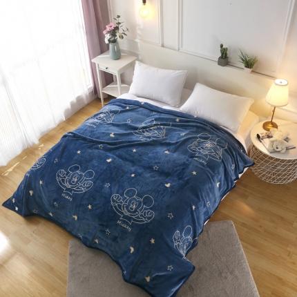 91家纺网 家纺一手货源 找家纺 （总）佰亿莱 2024新款法莱绒牛奶绒迪士尼毛毯