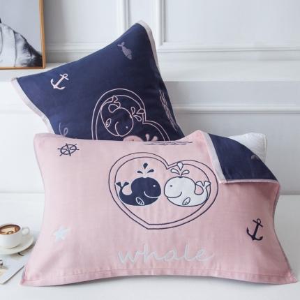 91家纺网 家纺一手货源 找家纺 （总） 朴尔 2020新款多彩全棉六层纱布大版花枕巾