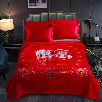 91家纺网 家纺一手货源 找家纺 （总）好艺佳 2025新款婚庆云毯