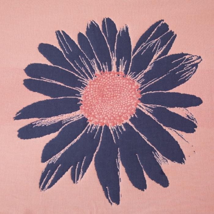 91家纺网 家纺一手货源 找家纺 朴尔 2020新款多彩全棉六层纱布大版花枕巾 墨菊橘