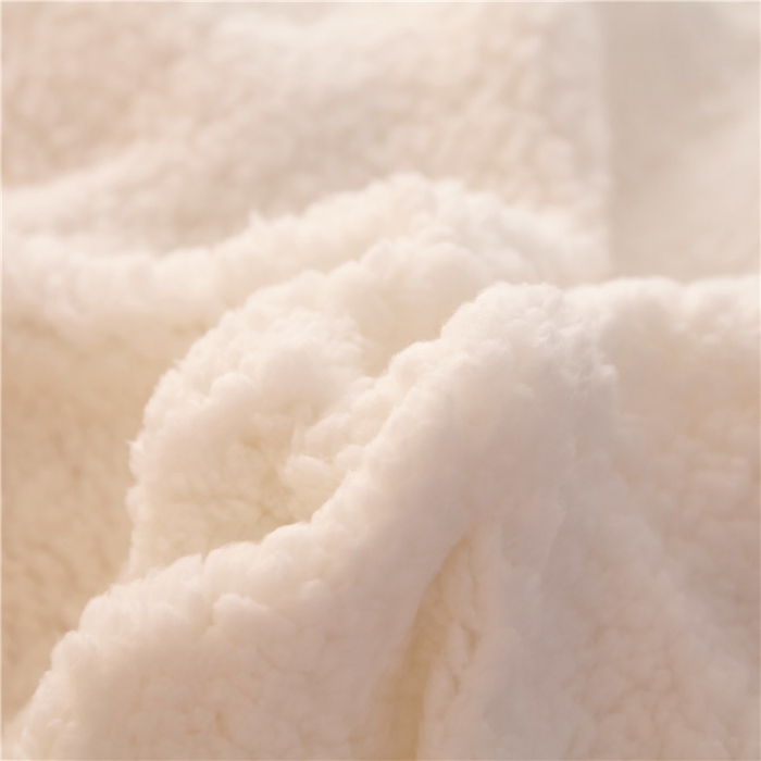 91家纺网 家纺一手货源 找家纺 北纬27度 2020新款羊羔绒多功能毯被套双用 面包家族