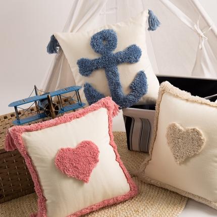 91家纺网 家纺一手货源 找家纺 （总） 恋佳 2020新款全棉簇绒绣抱枕套