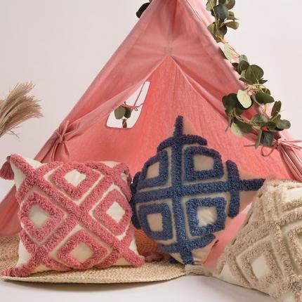 91家纺网 家纺一手货源 找家纺 （总） 恋佳 2020新款全棉簇绒绣抱枕套