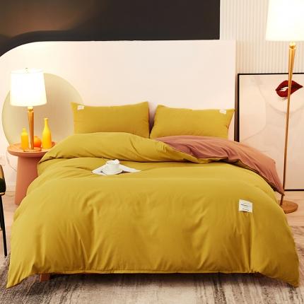 91家纺网 家纺一手货源 找家纺 （总）水墨江南 网红同款北欧风纯色磨毛四件套学生套件多规格