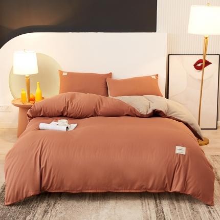 91家纺网 家纺一手货源 找家纺 （总）水墨江南 网红同款北欧风纯色磨毛四件套学生套件多规格