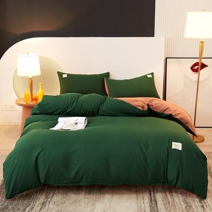 91家纺网 家纺一手货源 找家纺 （总）水墨江南 网红同款北欧风纯色磨毛四件套学生套件多规格