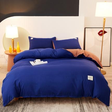 91家纺网 家纺一手货源 找家纺 （总）水墨江南 网红同款北欧风纯色磨毛四件套学生套件多规格