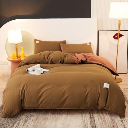 91家纺网 家纺一手货源 找家纺 （总）水墨江南 网红同款北欧风纯色磨毛四件套学生套件多规格