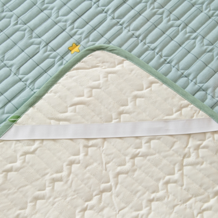 91家纺网 家纺一手货源 找家纺 床笠人家 2021新款全棉夹棉防水床护垫 动漫恐龙