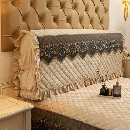 91家纺网 家纺一手货源 找家纺 （总）情恒 2025新款水晶绒皇家豪庭全包床头罩大靠背靠垫